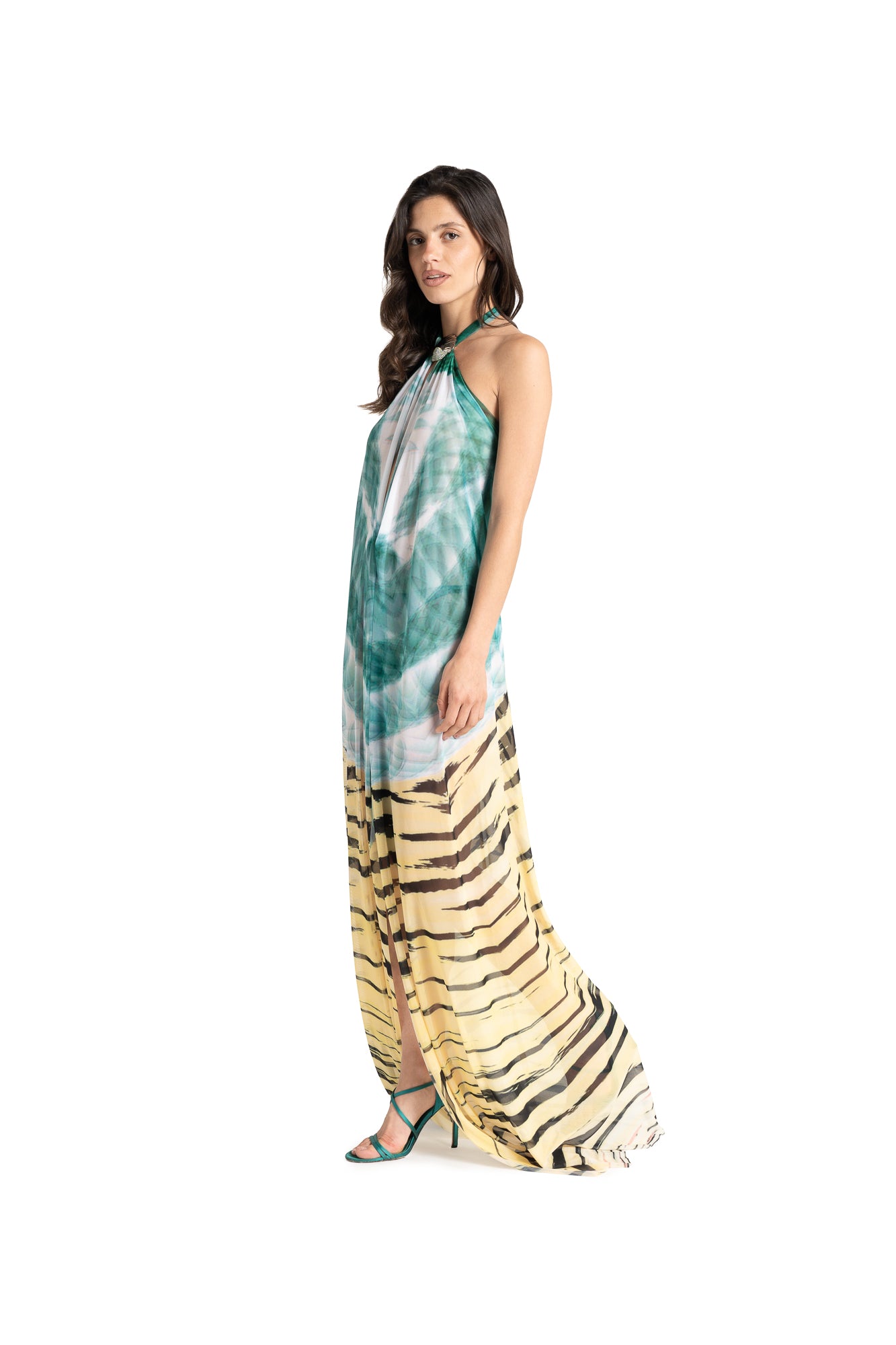ANTONIA long dress LAMU print