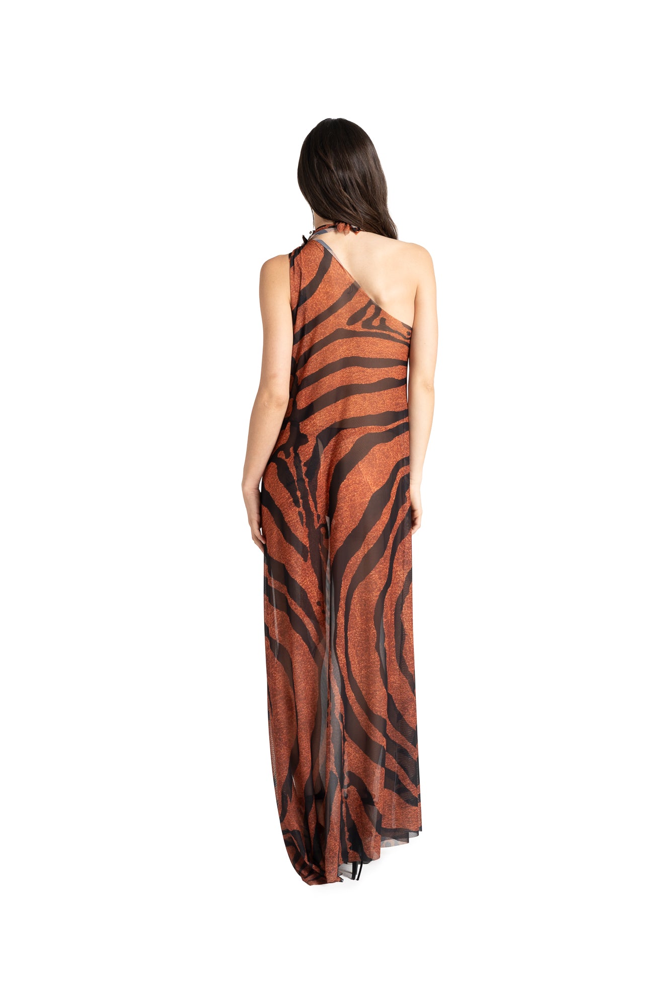 Abito ANTONIA lungo stampa MARTA ZEBRA