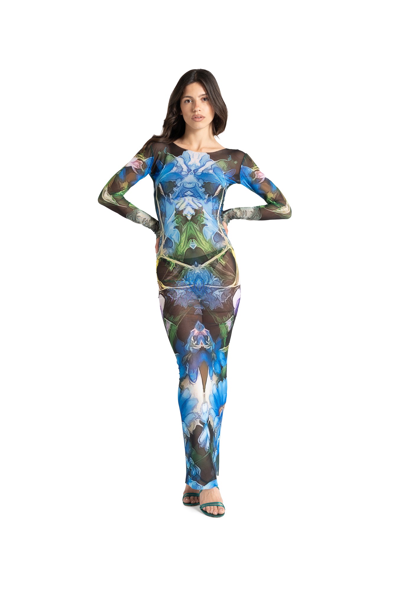 COCO dress with FLOWER print