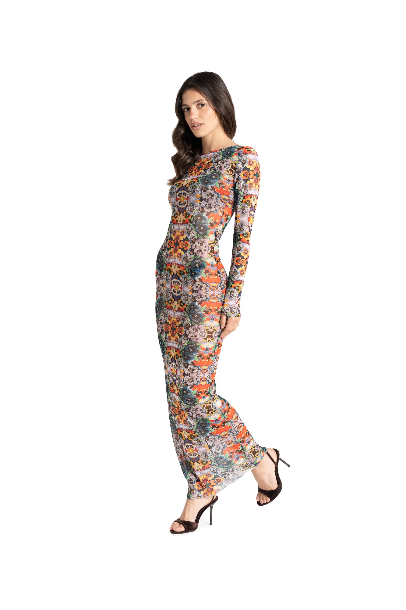 COCO dress with MARTA FLOWER print