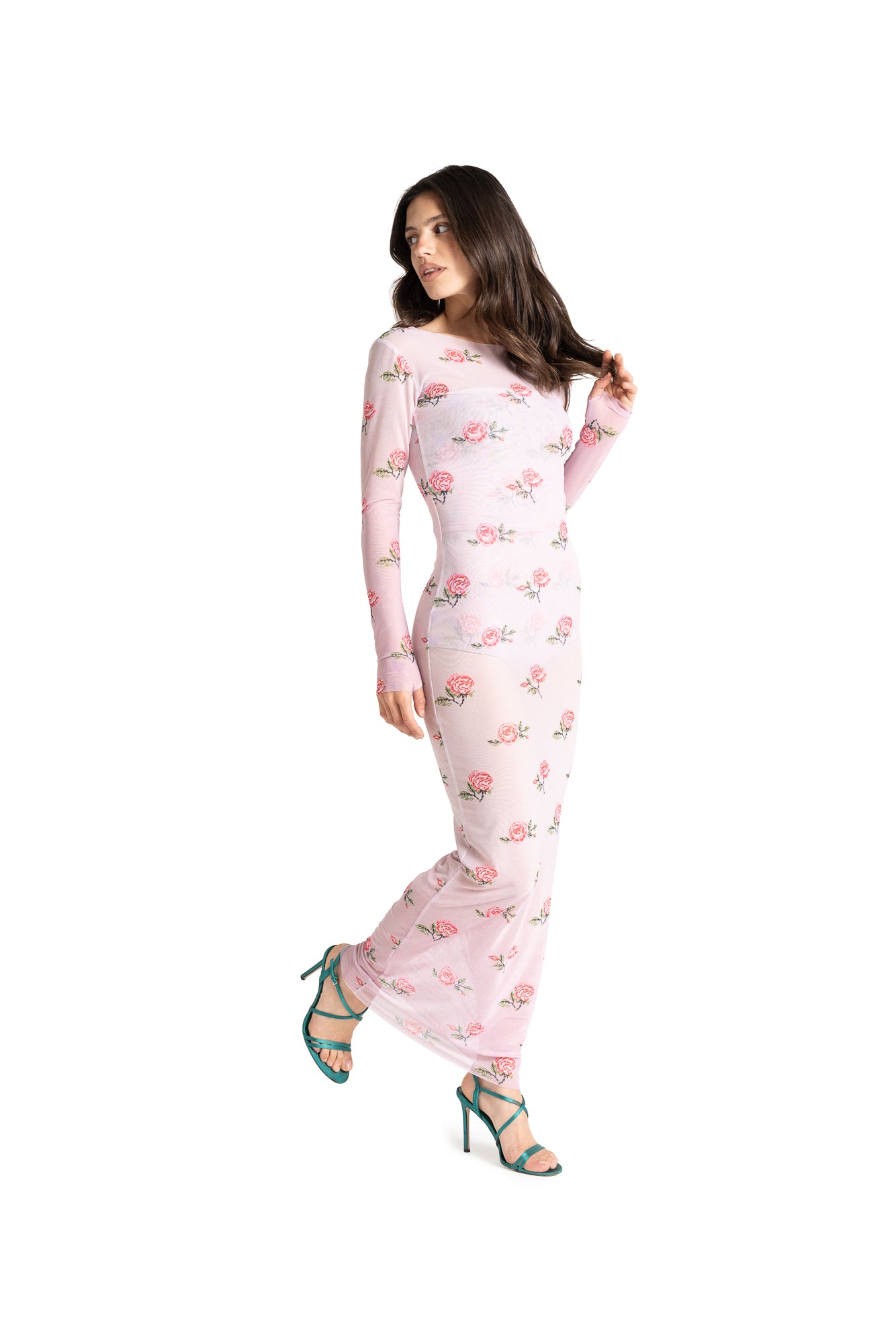 COCO dress MARTA ROSE print