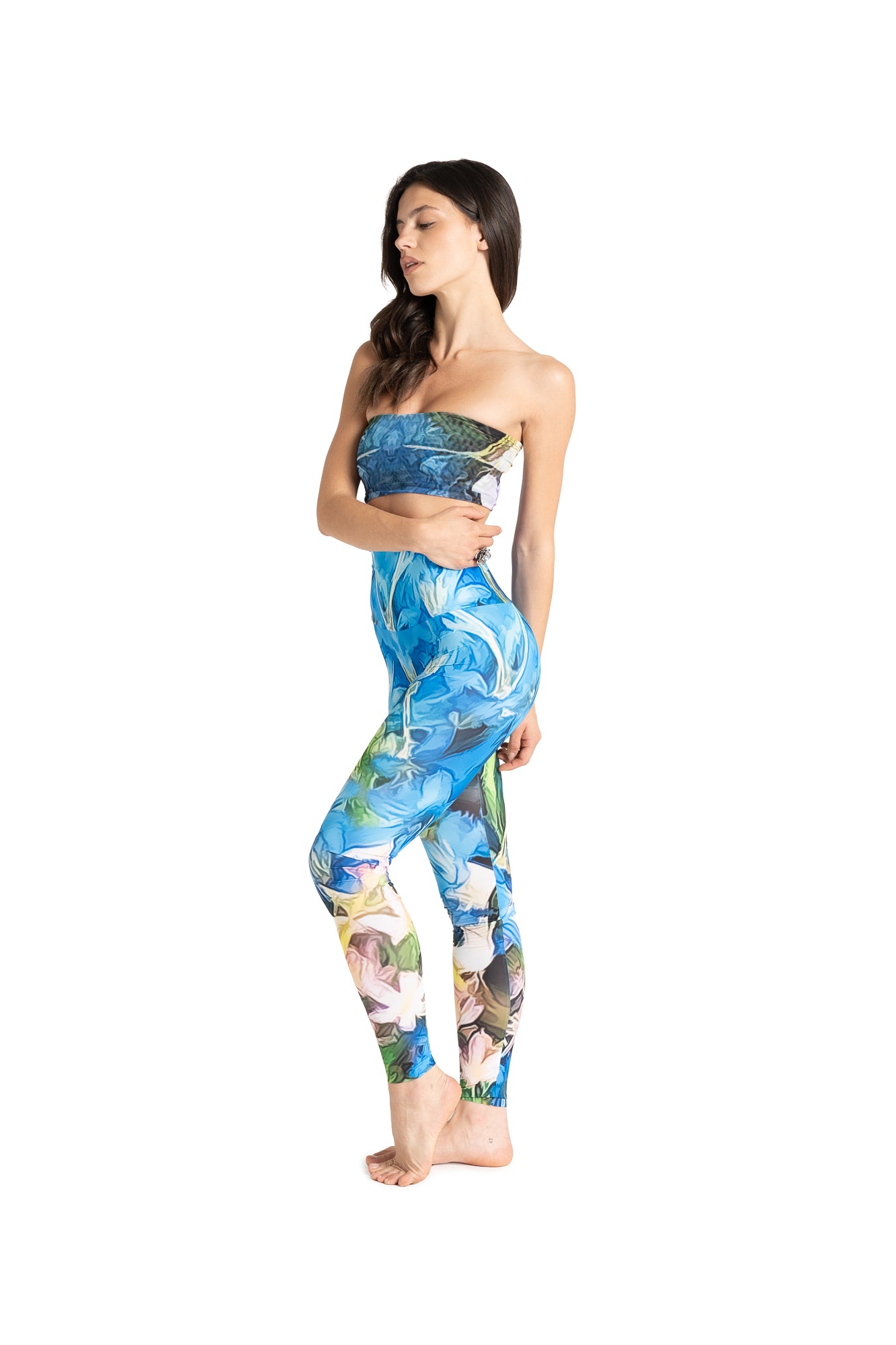 Printed leggings FLOWER
