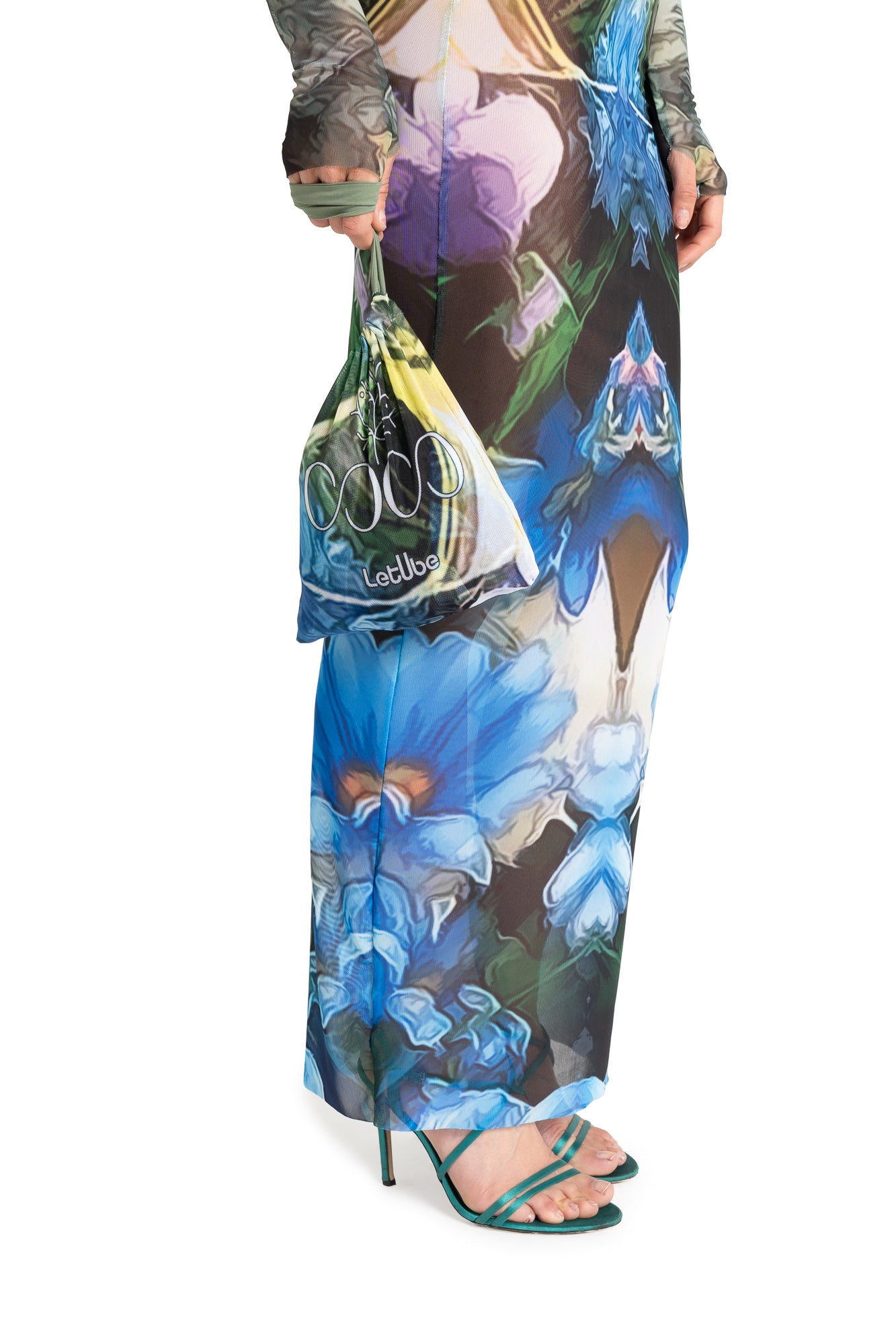 COCO dress with FLOWER print