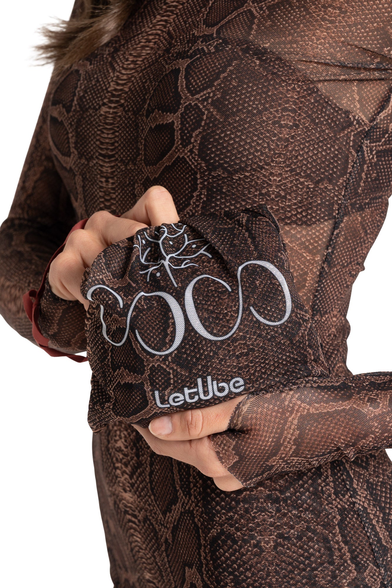 COCO PYTHON print dress