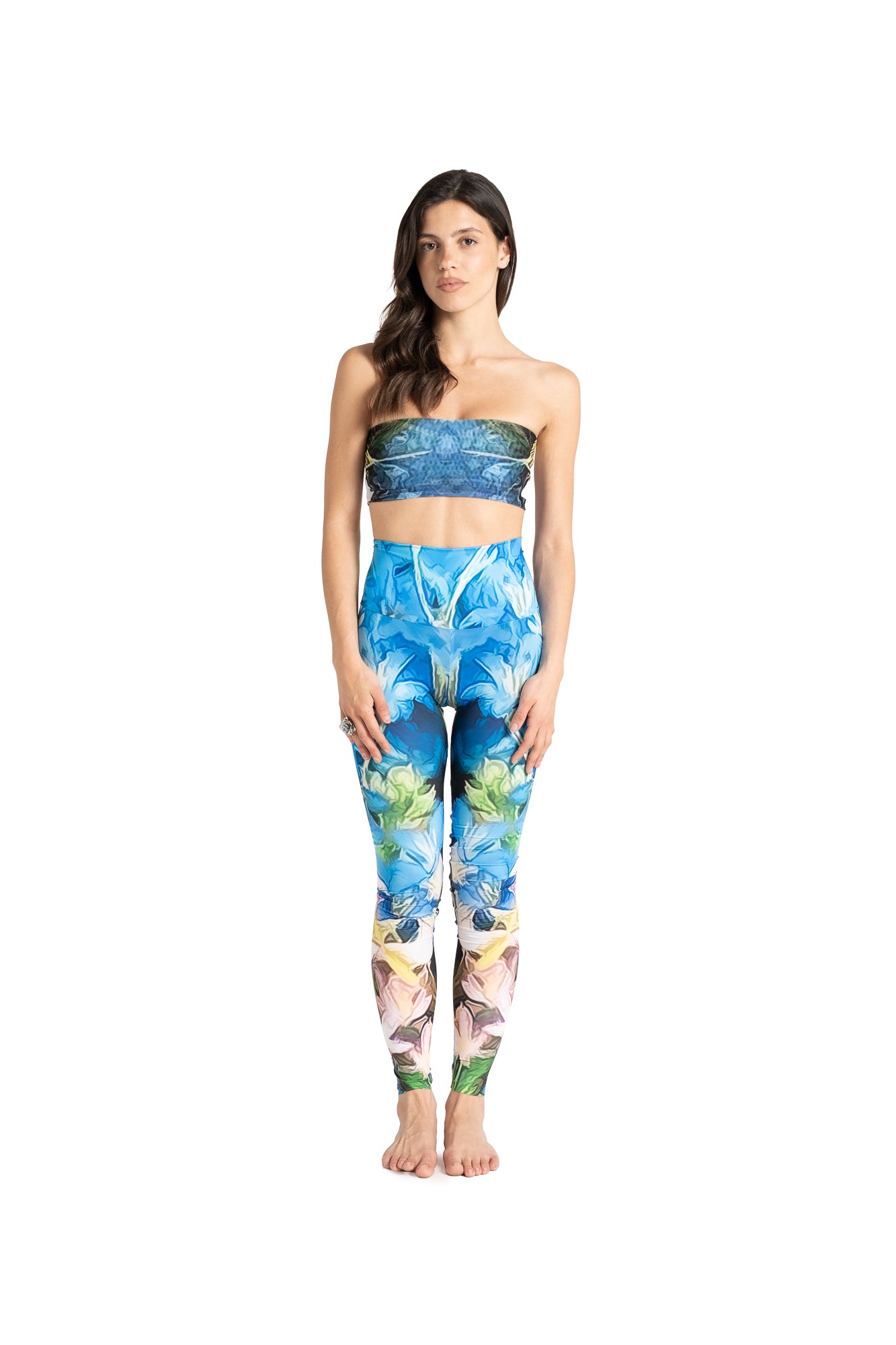 Printed leggings FLOWER